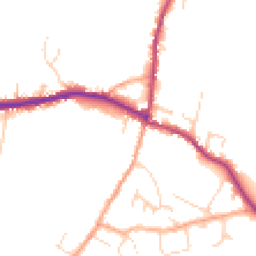 Daytime road noise heatmap for CB6 3TT