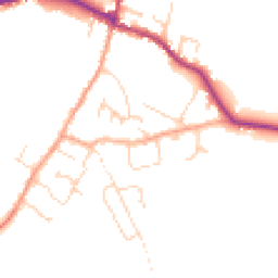 Daytime road noise heatmap for CB6 3UE