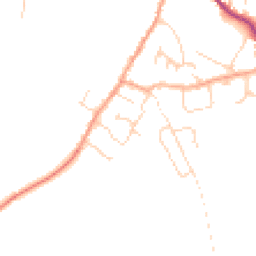 Daytime road noise heatmap for CB6 3UG