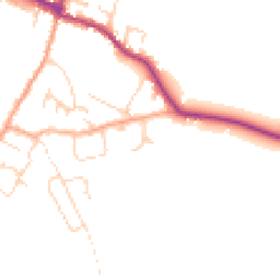 Daytime road noise heatmap for CB6 3UT