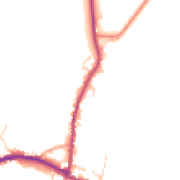 Daytime road noise heatmap for CB6 3XE