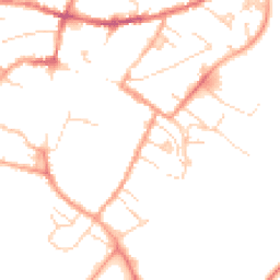 Daytime road noise heatmap for CB7 4AH