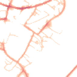 Daytime road noise heatmap for CB7 4AR