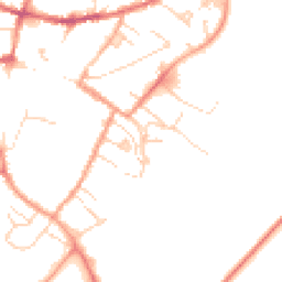 Daytime road noise heatmap for CB7 4AZ