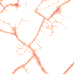 Daytime road noise heatmap for CB7 4BD
