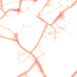 Daytime road noise heatmap for CB7 4BG