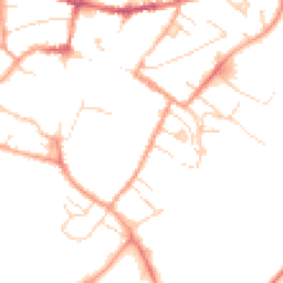 Daytime road noise heatmap for CB7 4BH