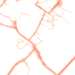 Daytime road noise heatmap for CB7 4BL