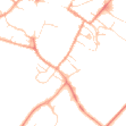 Daytime road noise heatmap for CB7 4BQ