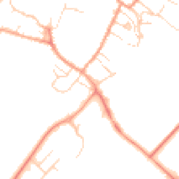 Daytime road noise heatmap for CB7 4BS