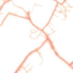 Daytime road noise heatmap for CB7 4BX