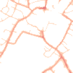 Daytime road noise heatmap for CB7 4DB