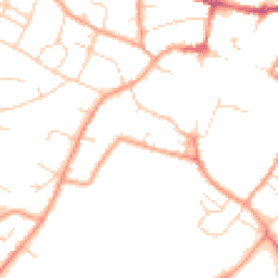 Daytime road noise heatmap for CB7 4DD