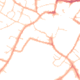 Daytime road noise heatmap for CB7 4DE