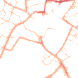 Daytime road noise heatmap for CB7 4DF