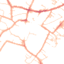 Daytime road noise heatmap for CB7 4DL