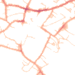 Daytime road noise heatmap for CB7 4DN