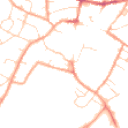 Daytime road noise heatmap for CB7 4DR