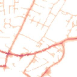 Daytime road noise heatmap for CB7 4DU