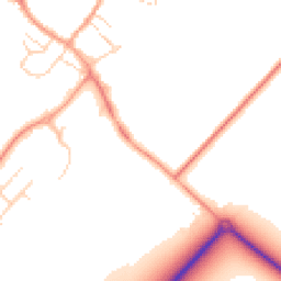 Daytime road noise heatmap for CB7 4DY