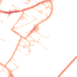 Daytime road noise heatmap for CB7 4EB
