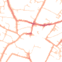 Daytime road noise heatmap for CB7 4EG