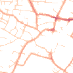 Daytime road noise heatmap for CB7 4EY