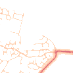 Daytime road noise heatmap for CB7 4FZ