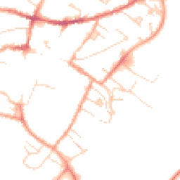 Daytime road noise heatmap for CB7 4GE
