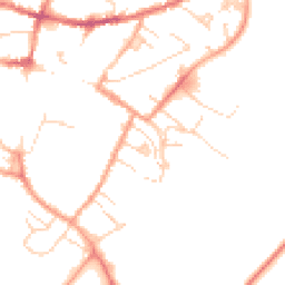 Daytime road noise heatmap for CB7 4GF