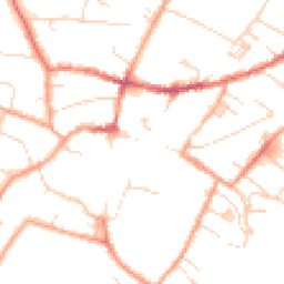 Daytime road noise heatmap for CB7 4JU