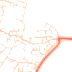 Daytime road noise heatmap for CB7 4QA