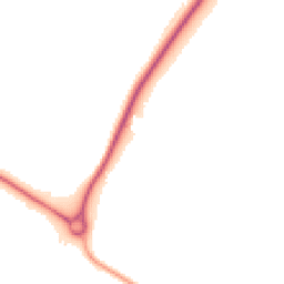Night-time road noise heatmap for CB7 4TB