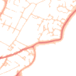 Daytime road noise heatmap for CB7 4TJ