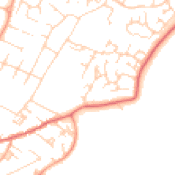 Daytime road noise heatmap for CB7 4TL