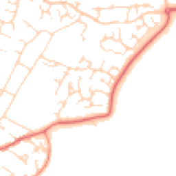 Daytime road noise heatmap for CB7 4TU