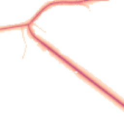 Daytime road noise heatmap for CB7 4UU