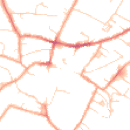 Daytime road noise heatmap for CB7 4WH