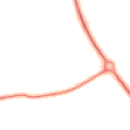 Night-time road noise heatmap for CB7 5AU