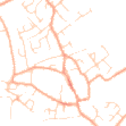 Daytime road noise heatmap for CB7 5DS