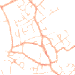 Daytime road noise heatmap for CB7 5FL
