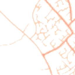 Daytime road noise heatmap for CB7 5FR