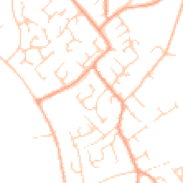 Daytime road noise heatmap for CB7 5FW