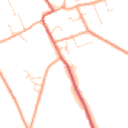 Daytime road noise heatmap for CB7 5GH