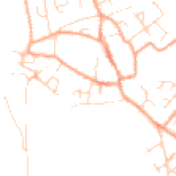 Daytime road noise heatmap for CB7 5HW