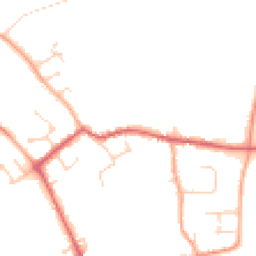 Daytime road noise heatmap for CB7 5NG