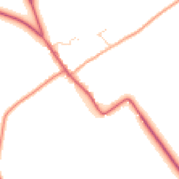 Daytime road noise heatmap for CB7 5PP