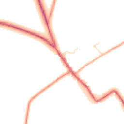 Daytime road noise heatmap for CB7 5PR