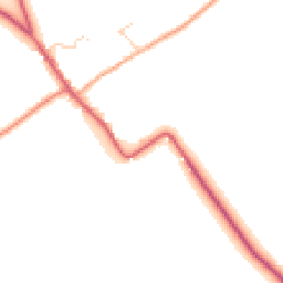 Daytime road noise heatmap for CB7 5PS