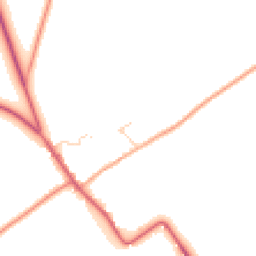 Daytime road noise heatmap for CB7 5QG